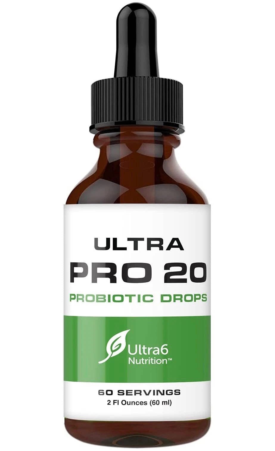 Ultra6 Nutrition Probiotics for Women Men and Kids - 20 Strain Liquid Probiot...