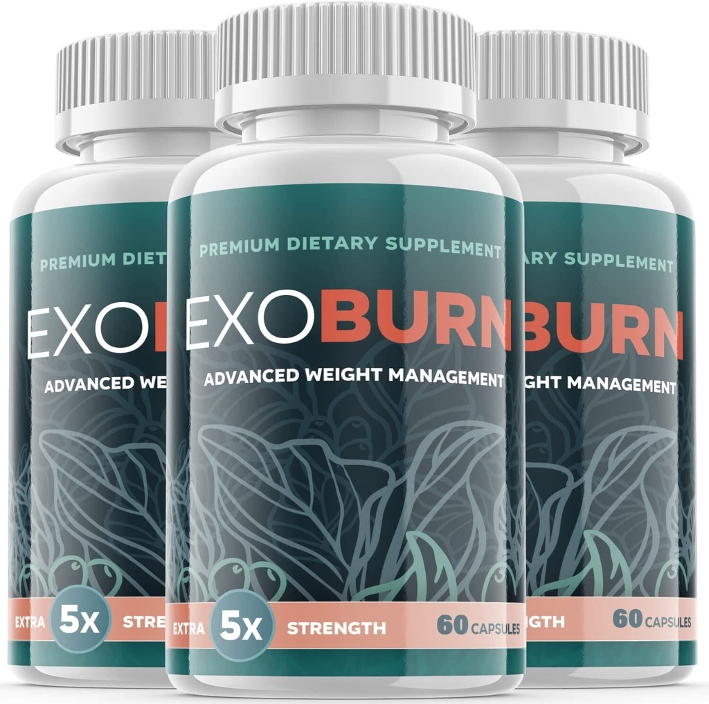 (3 Pack) Exoburn keto Pills - Support Weight Loss, Helps Fat Burn - 180 Capsules