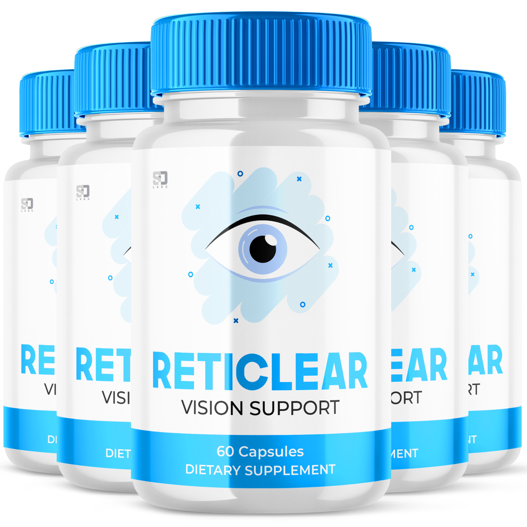 (5 Pack) Reticlear Pills, Support Healthy Vision & Enhance Eye Function 300ct