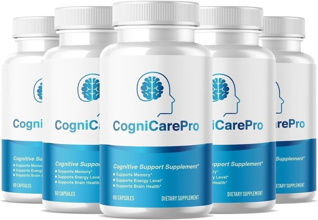 Cognicare Pro Support Memory & Brain Health Supplements (300 Capsules) - Pack 5