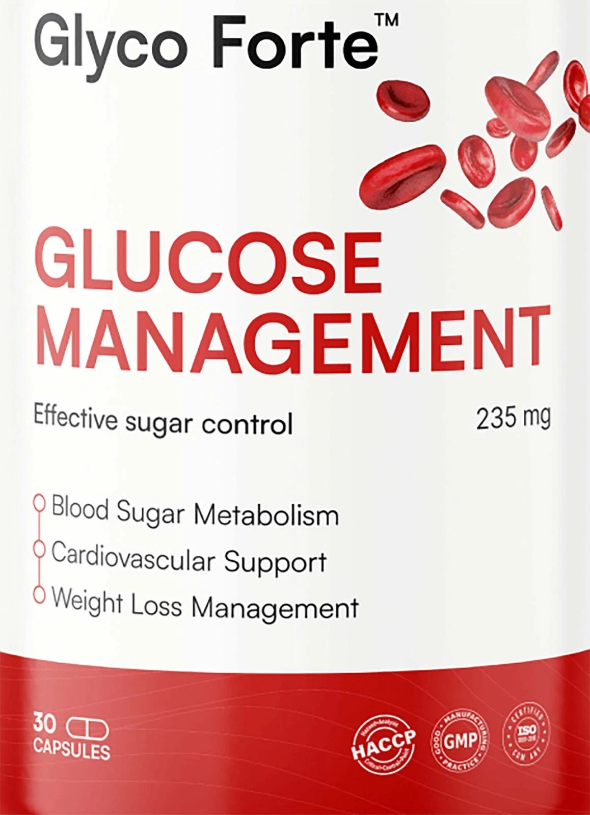 Glyco Forte Blood Health Support Supplement 30 Capsules Genuine GlycoForte