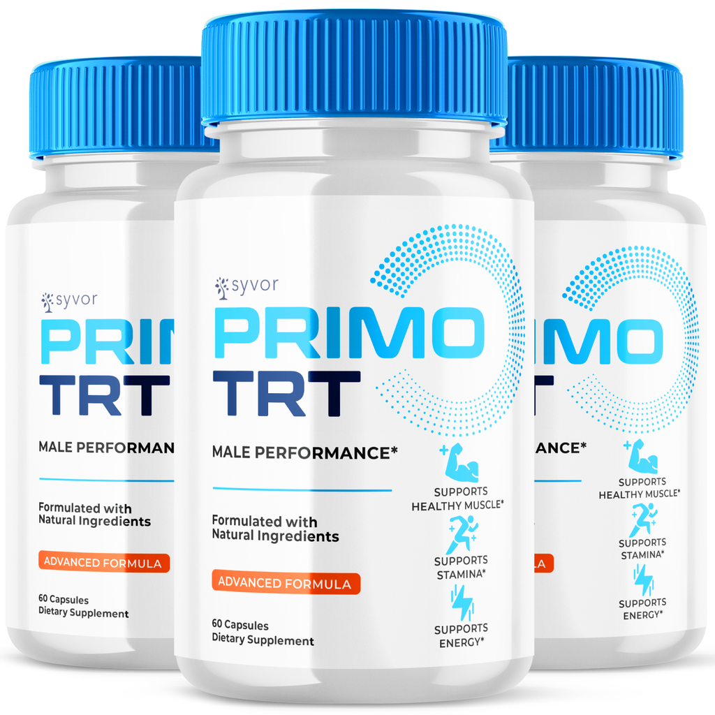 Primo TRT Pills for Men Max Strength Primo TRT Formula Supplement 180 Capsules