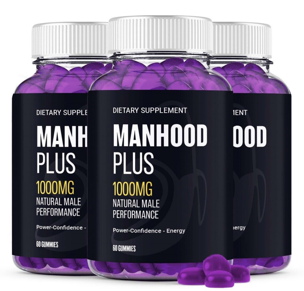Manhood Plus Gummies - Support for Enhanced Energy and Vitality ( 3 Pack )