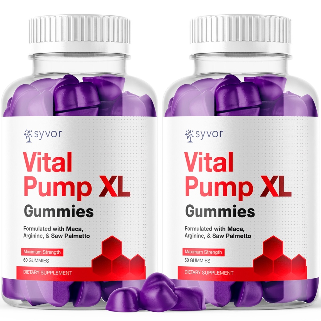 Vital Pump XL Gummies for Men Maximum Strength Vitamin Supplement 120 Gummies