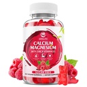 Calcium Magnesium Zinc Gummies with Vitamin D3, Sugar Free Calcium Gummies for W
