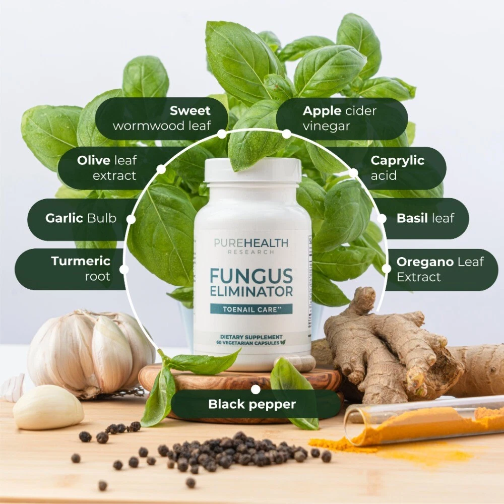 Fungus Eliminator Elimination Probiotic Toenail Care Nails 40 Billion CFU 60