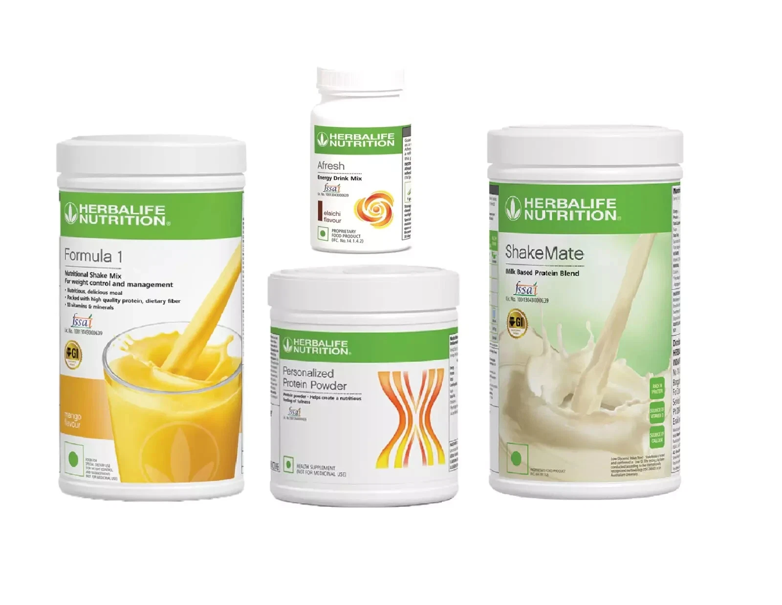 Herbalife Weight Loss Pack Chocolate Mango+ Protein + Shakemate + Lemon Afresh