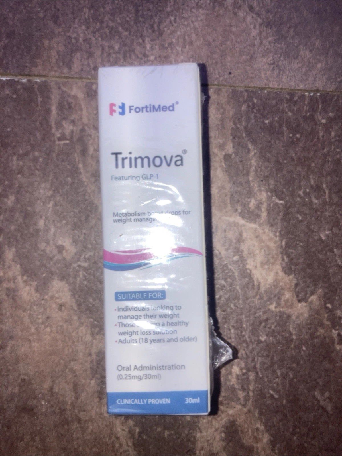 Trimova featturing GLP-1 Metabolism Boost Drops for Weight Management