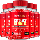 Keto Burner Keto ACV Gummies Advanced Formula for Weight Management (5 Pack)