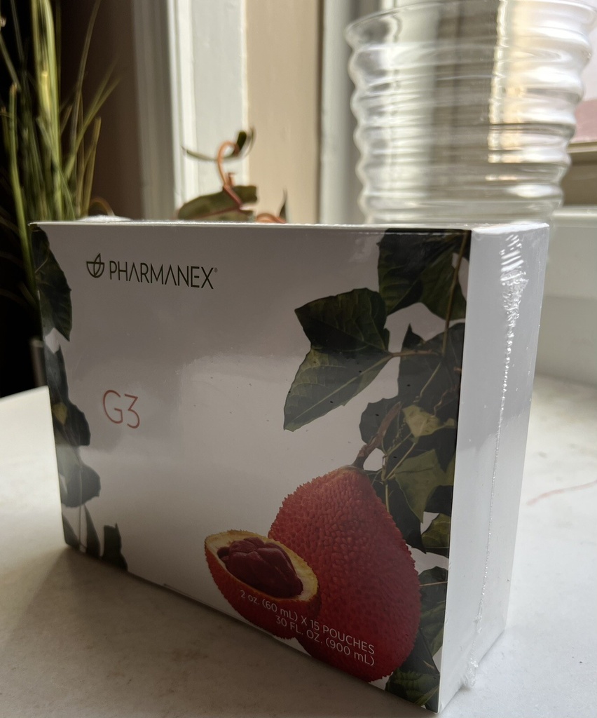 Nu Skin Pharmanex Gac G3 Juice 12/26 Single Serve Pouch 15 Pack Sealed Box