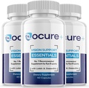 (3 Pack) Ocure+ Vision Supplement Pills - Support Healthy Vision & Eye Sight