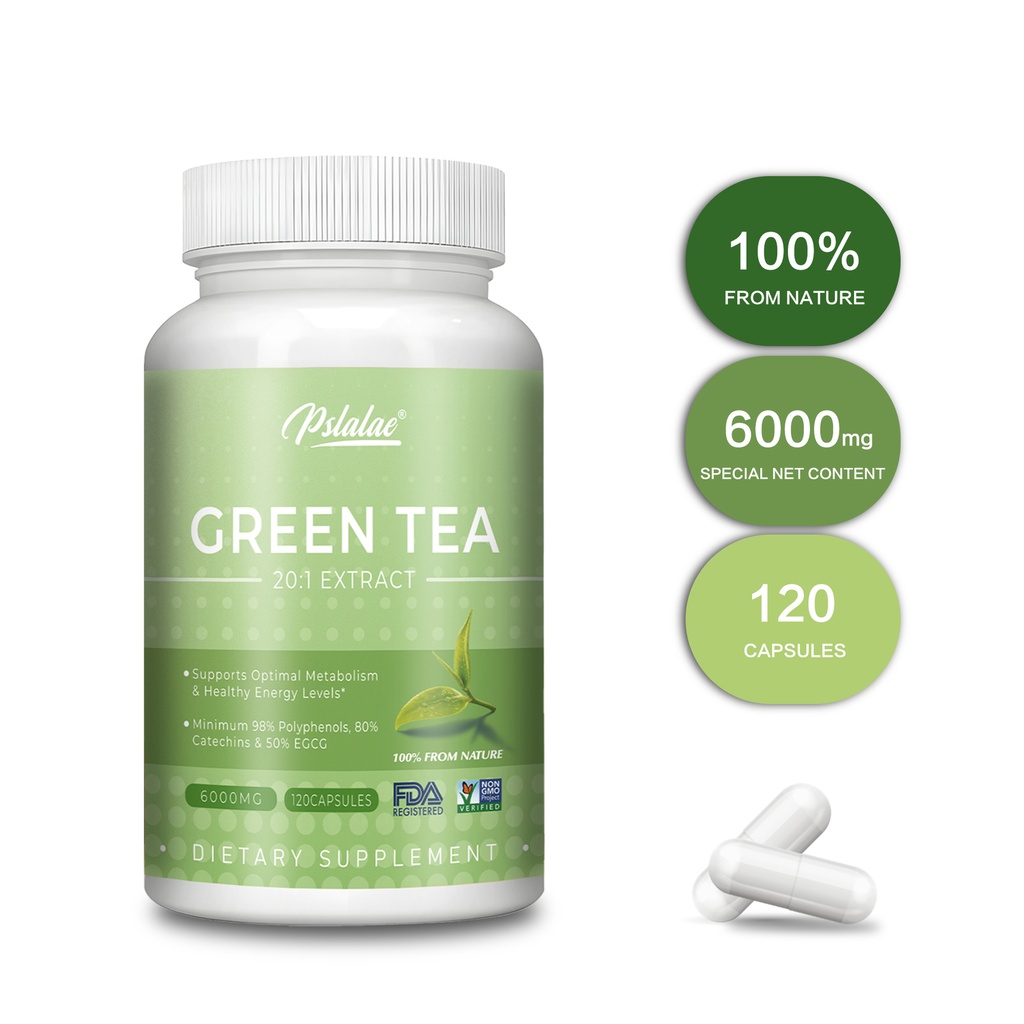 Green Tea - Weight Loss, Fat Burn, Natural Energy Production, 50% EGCG