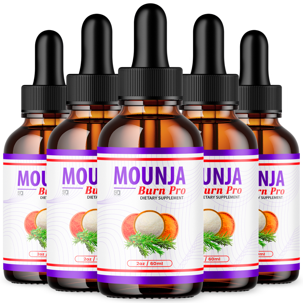 Mounja Burn Pro Drops For Weight Loss, Mounja Burn Pro Diet Drops (2oz) 5 Bottle