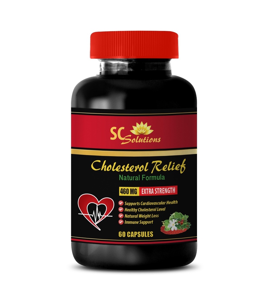 Blood pressure formula - CHOLESTEROL RELIEF - 460 Mg - 1B - cholesterol support