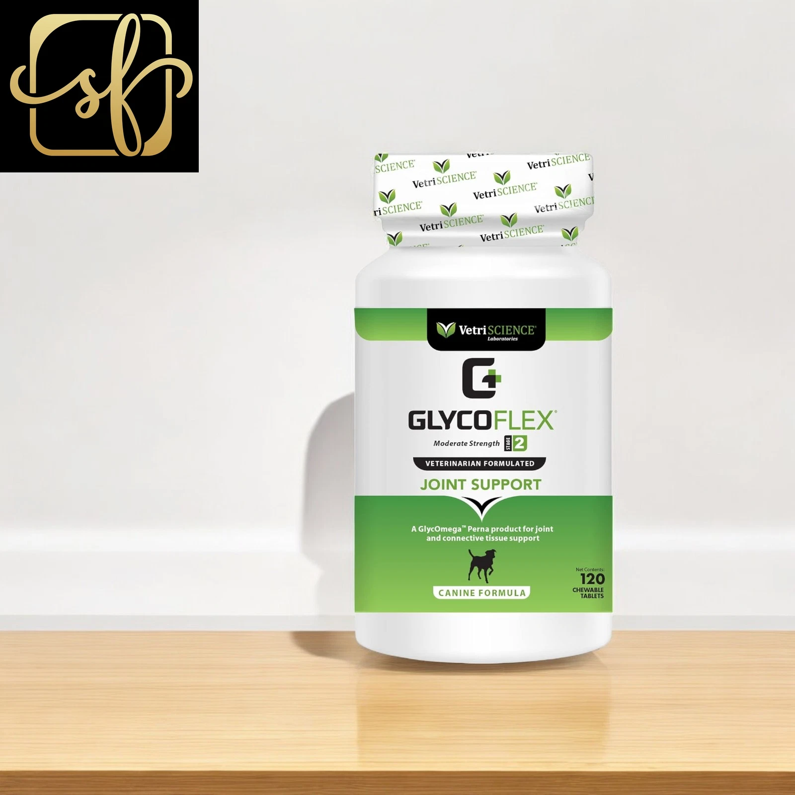 Glycoflex Stage 2 Hip and Joint Supplement for Dogs, Chewable Tablet – Moderate