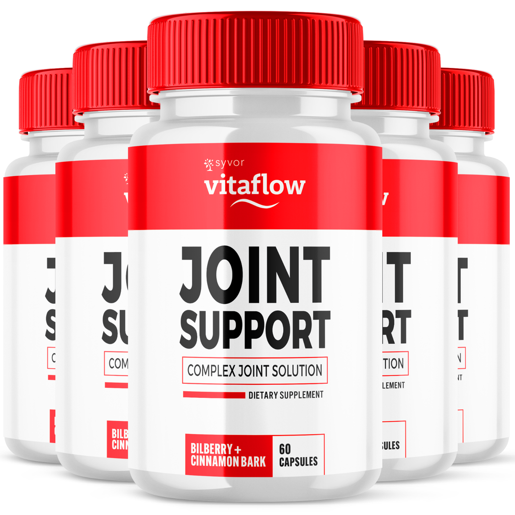 Vitaflow Joint Support Pill Natural Freedom to Move Vitamin Formula 300 Capsules