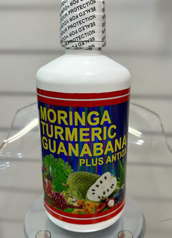 JUGO de MORINGA TURMERIC GUANABANA PLUS ANTIOX 32FL.OZ ANTI INFLAMATORIO