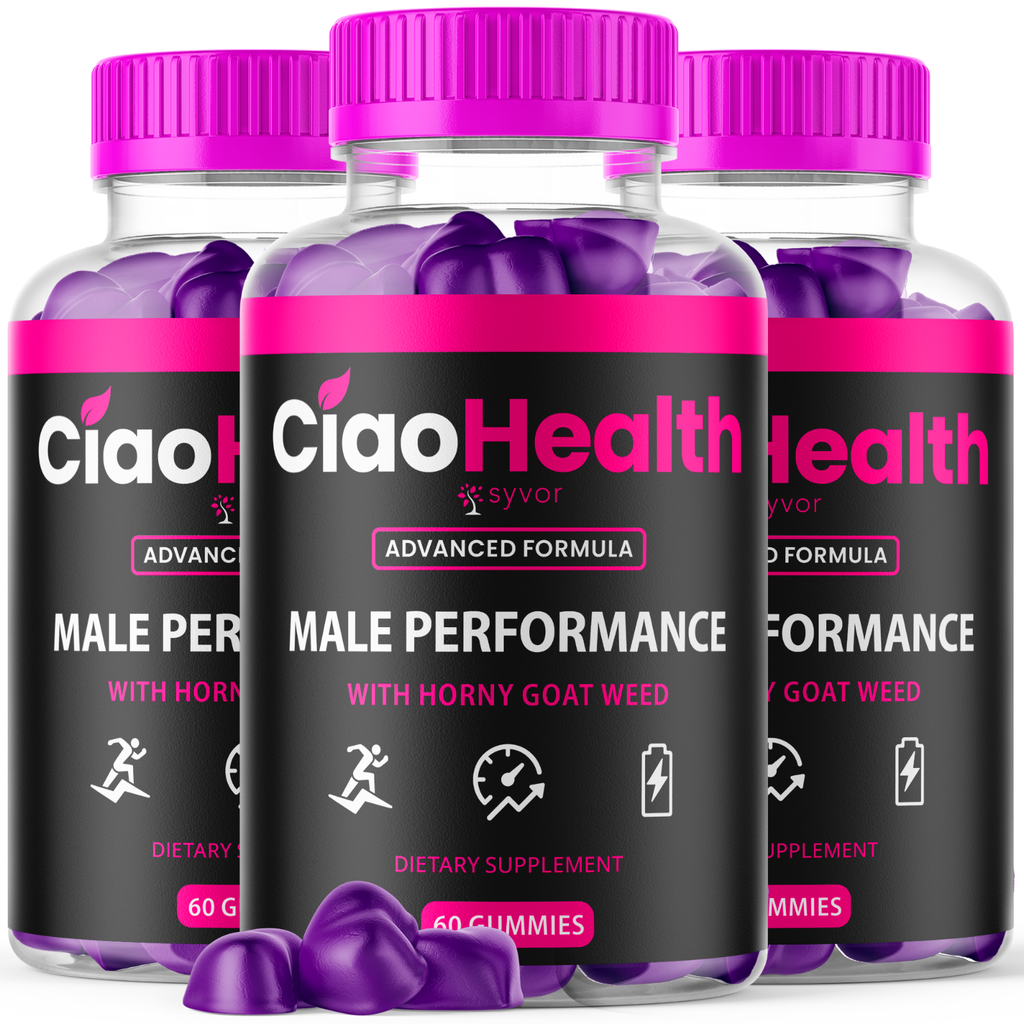 Ciao Health Male Performance Gummies Advanced Vitamin Supplement 180 Gummies
