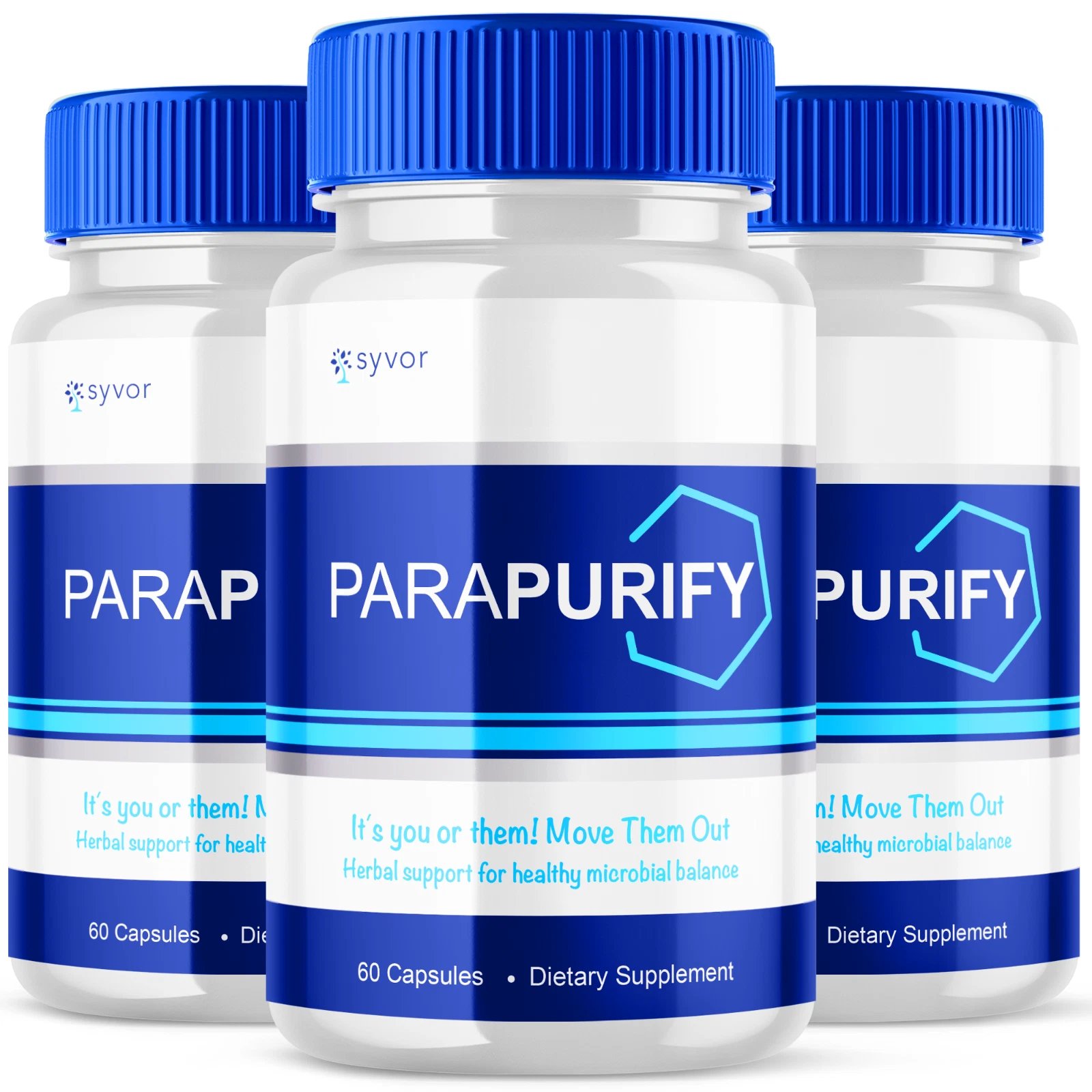 Parapurify Natural Cleanse Advanced Gut Support Vitamin Supplement 180 Capsules