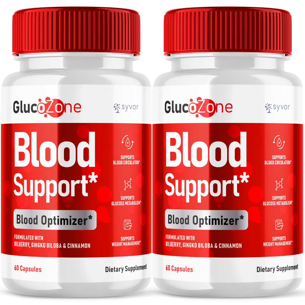 GlucoZone Blood Optimizer, Gluco Zone Glycogen Formula Supplement 120 Capsules