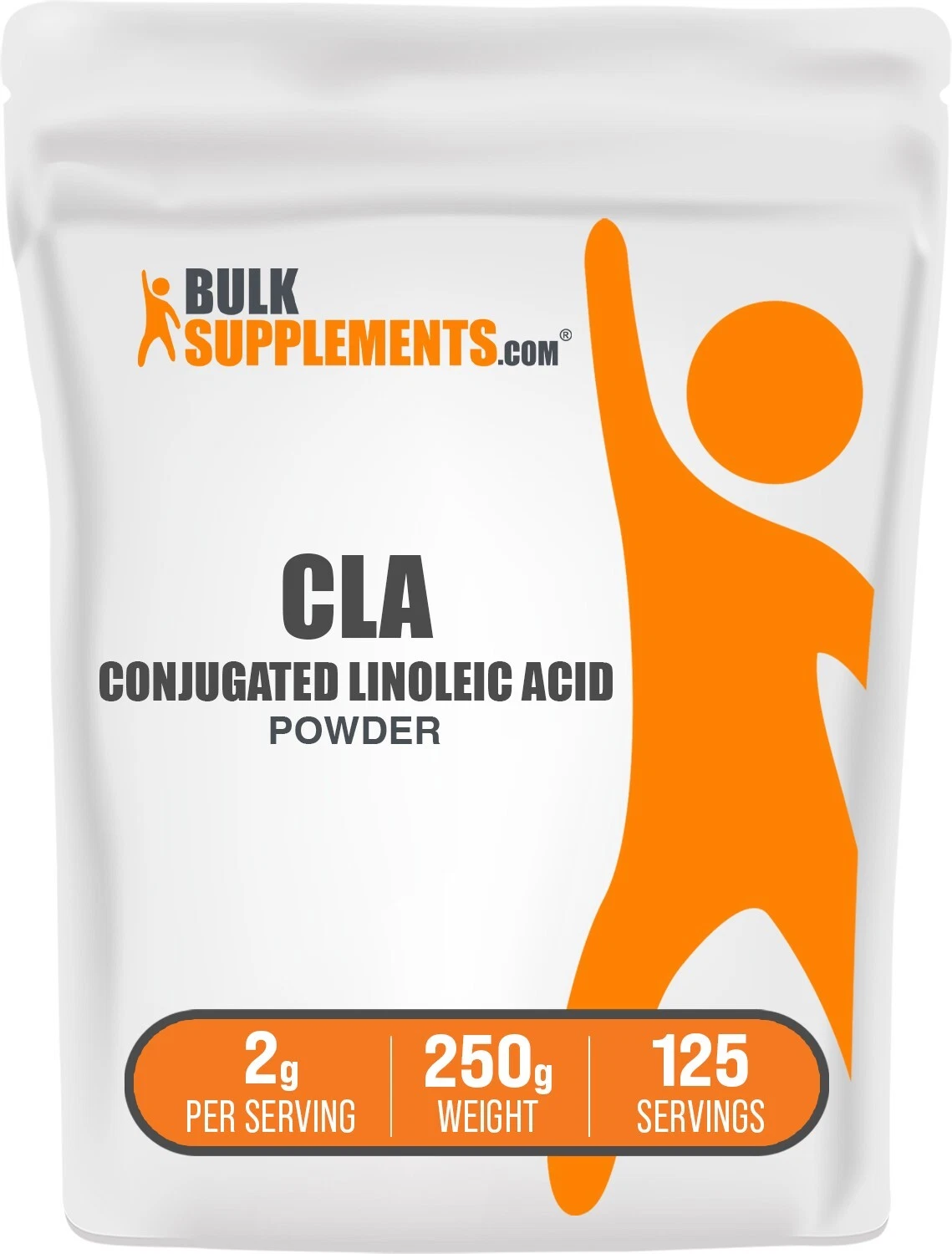 BulkSupplements CLA (Conjugated Linoleic Acid) Powder 250g - 2g Per Serving