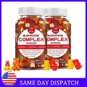 Mushroom Extract Complex Gummies Lions Mane Chaga Reishi Focus Memory Immunity