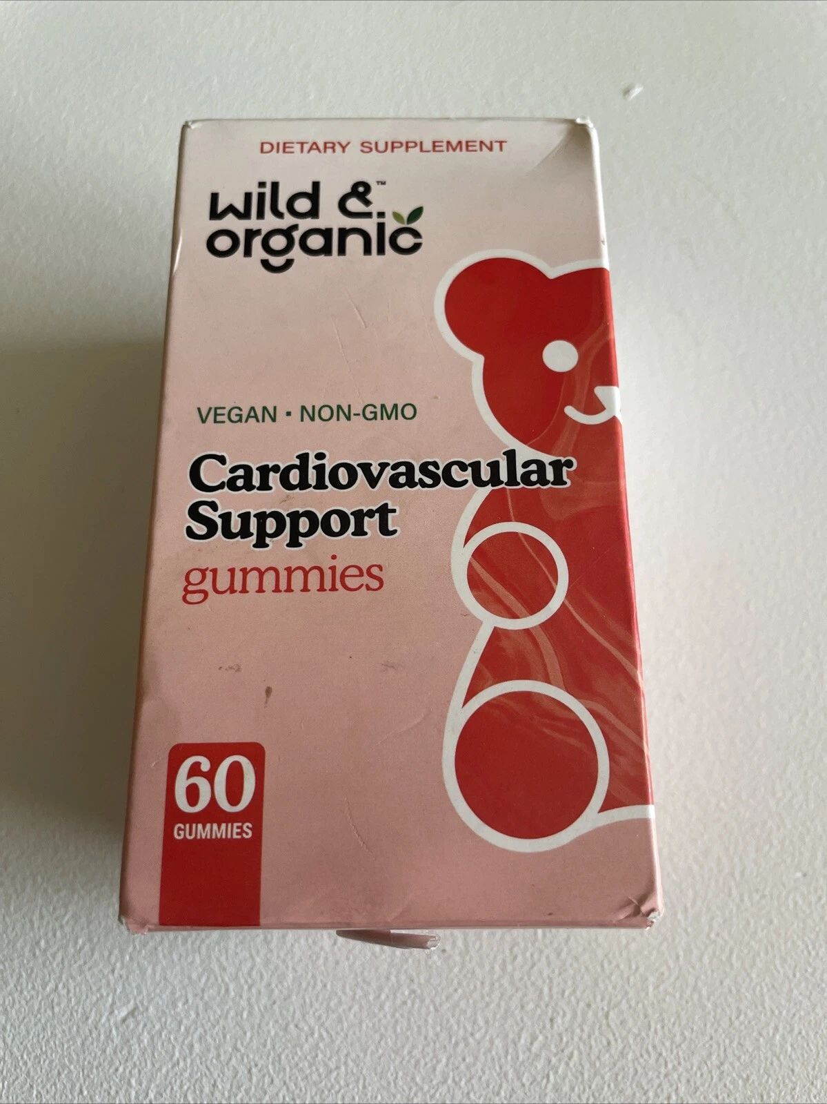 Wild & Organic Cardiovascular Support Gummies - Strawberry - 60 ct - Exp 09/25