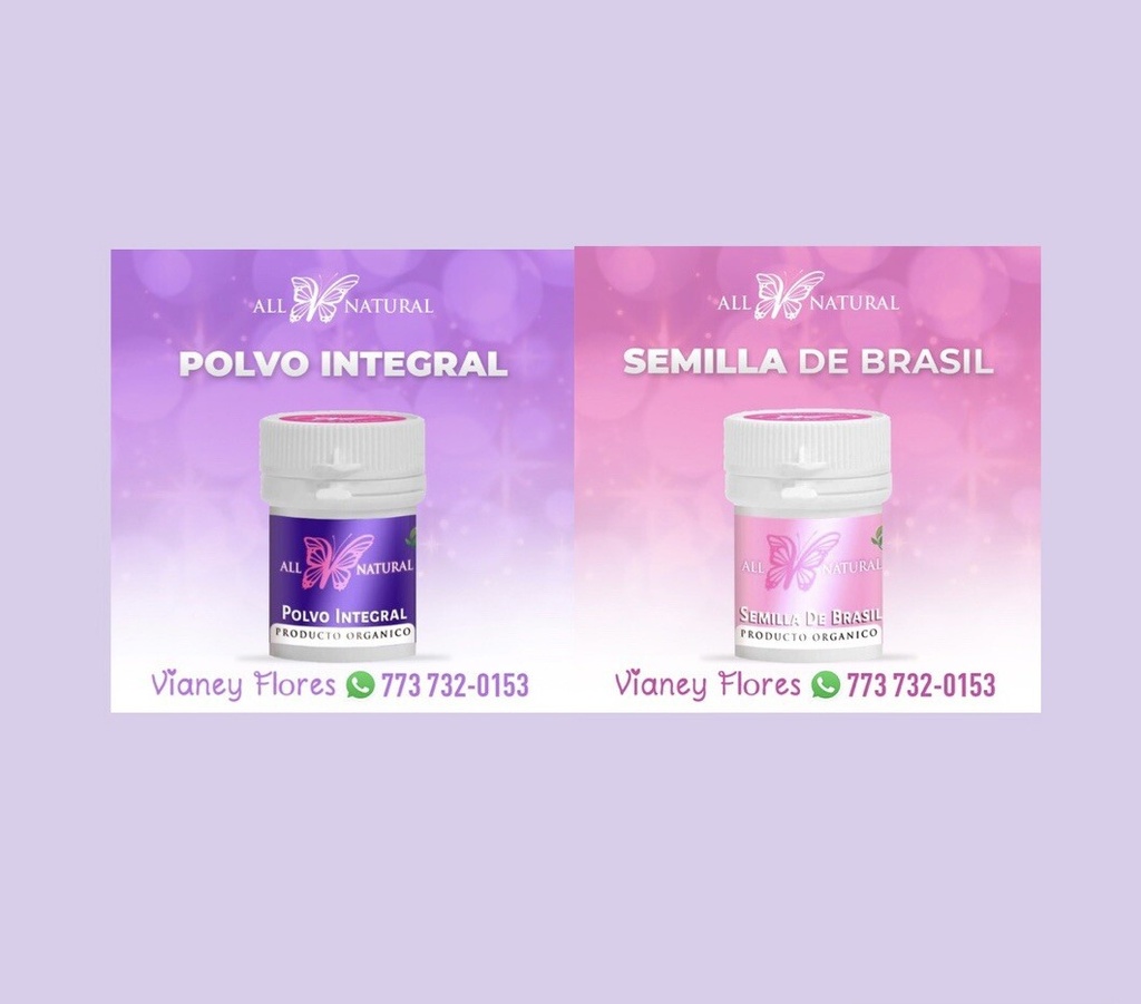 Semilla De Brasil , Polvo Integral
