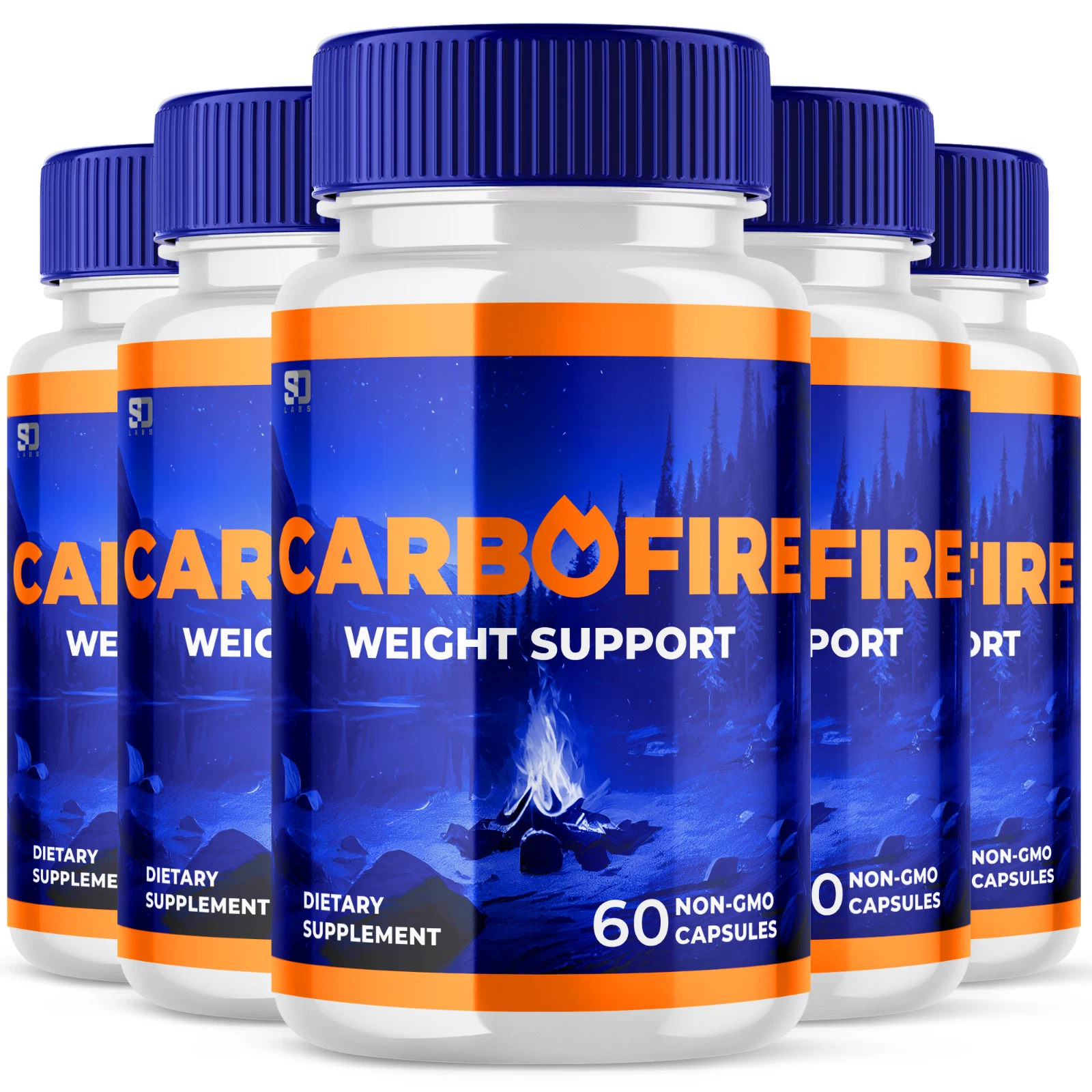 (5 Pack) Carbofire keto Pills - Support Weight Management & Healthy Lifestyle
