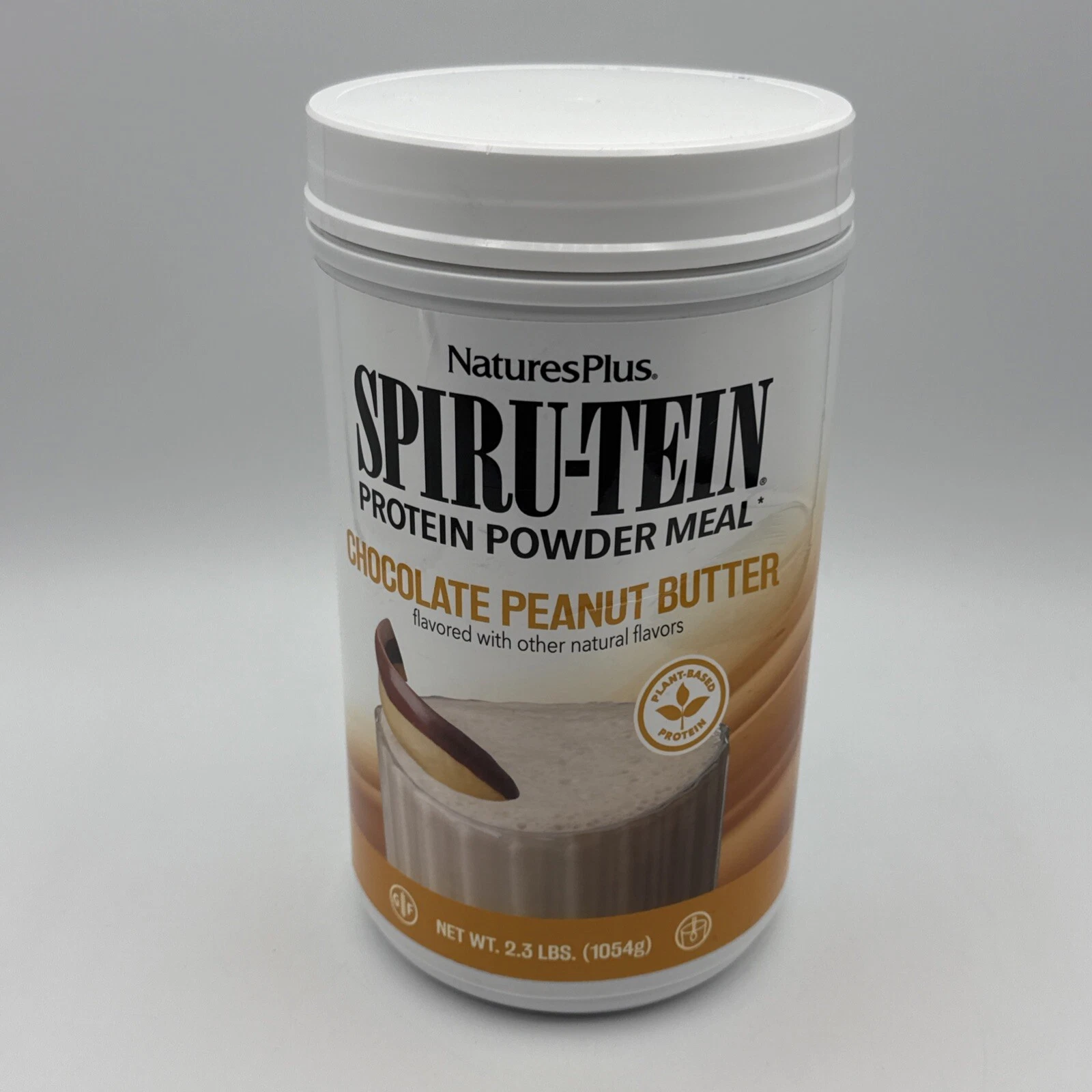 Natures Plus SPIRU-TEIN Shake - Chocolate Peanut Butter - 2.3 lbs Spirulina P...