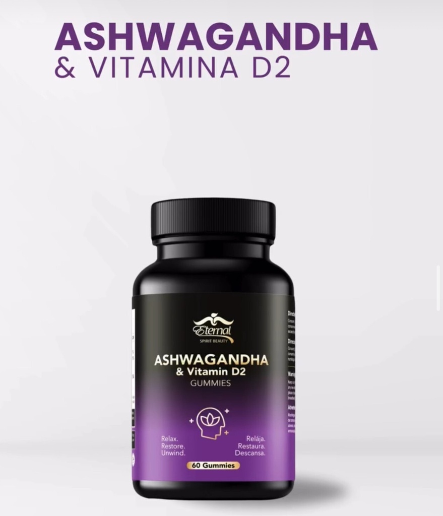 Ashwagandha and Vitamin D2 Gummies