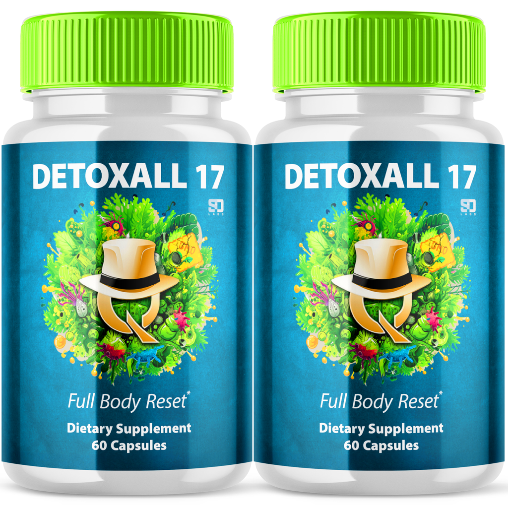 (2 Pack) Detoxall 17 Pills, Detoxall 17 Brain Boosting Nootropic (120 Capsules)