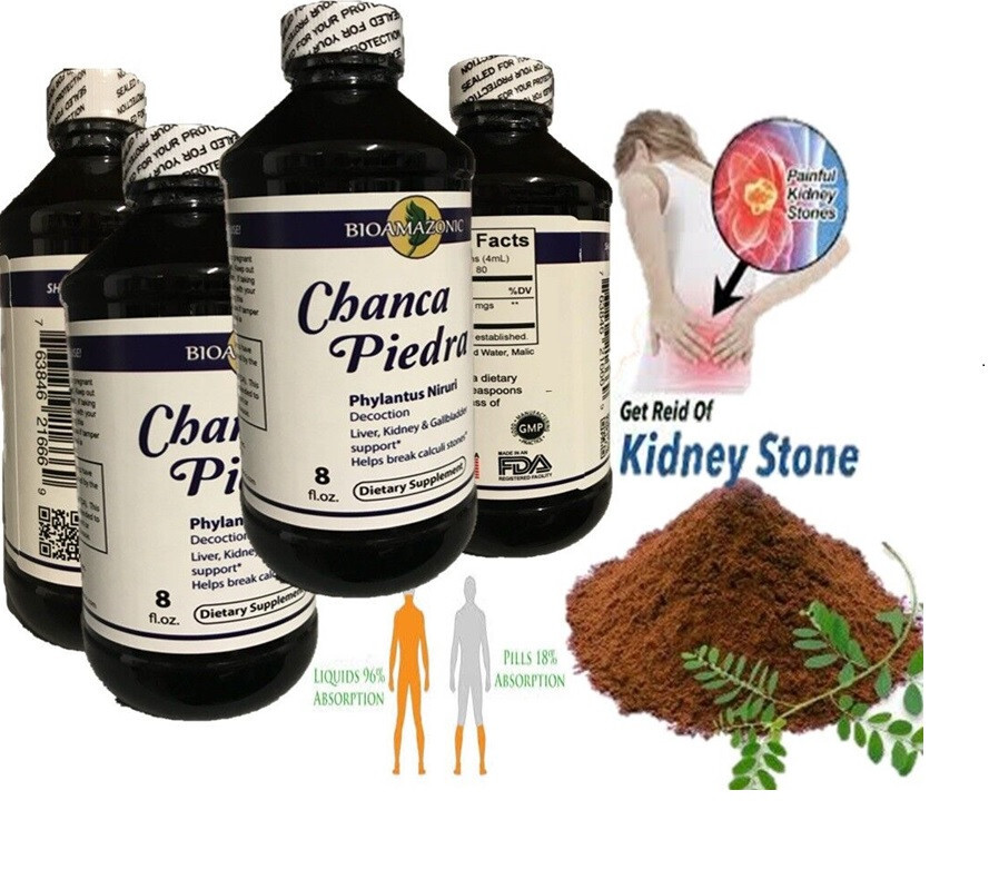 Two CHANCA PIEDRA LIQUID "Phylantus Niruri" Stone Breaker Liver Gallbladder 8oz