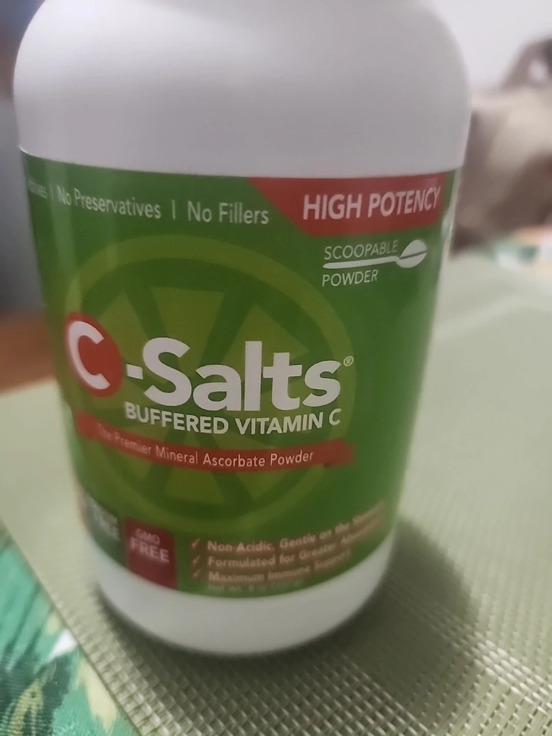C-Salts Original Vitamin C Powder Supplement - 100% Pure High Dose Buffered Vita