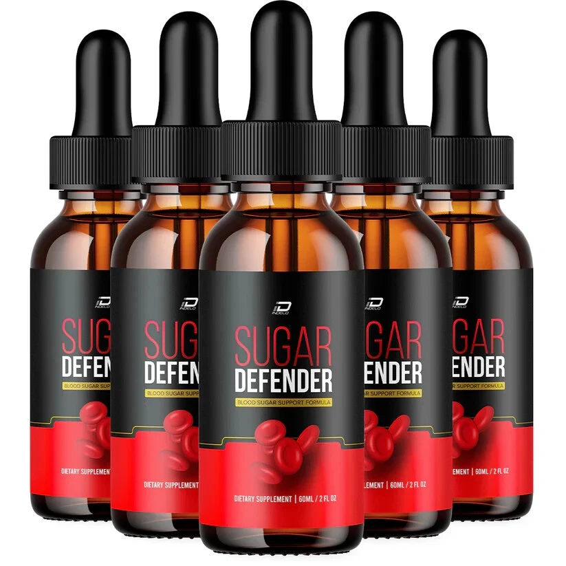 5 PACK Sugar Defender Drops - Official Formula