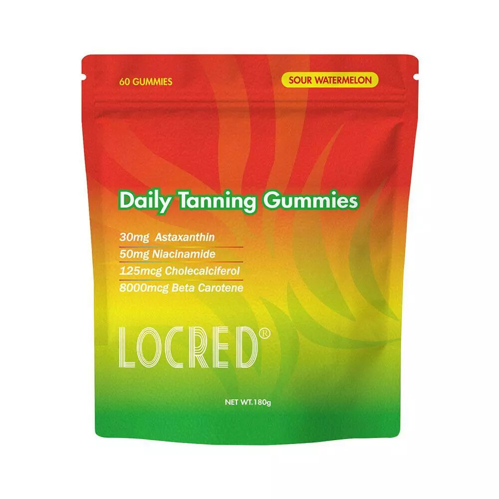 Daily Tanning Gummies, Astaxanthin & Beta Carotene for Skin Health, 60 Gummies
