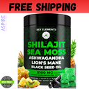 Organic Shilajit Gummies with Sea Moss Gummies - Shilajit Supplement for Immune