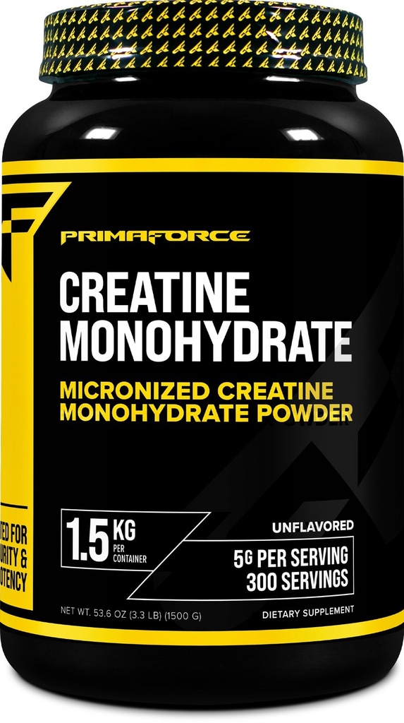 PrimaForce Creatine Monohydrate Supplement – 1.5 KG - Micronized Powder