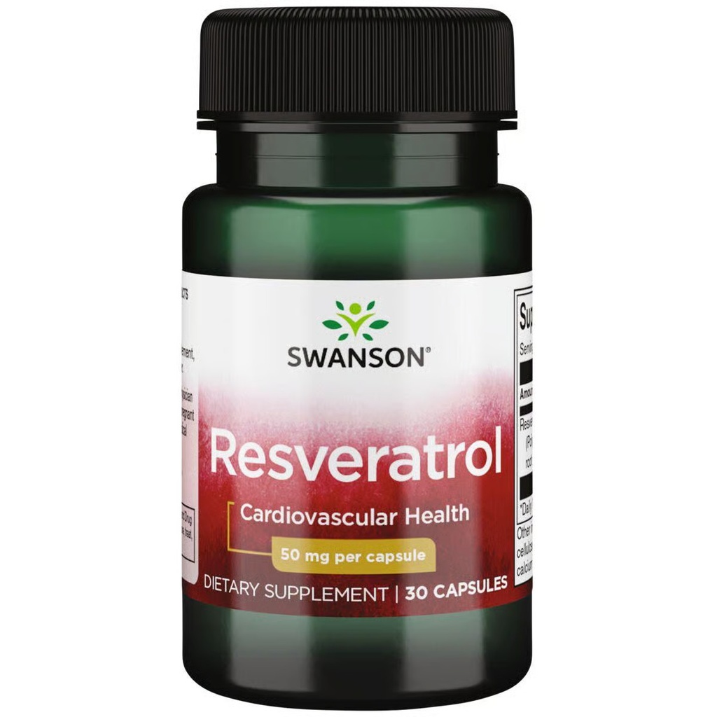 Swanson Resveratrol 50 mg 30 Capsules