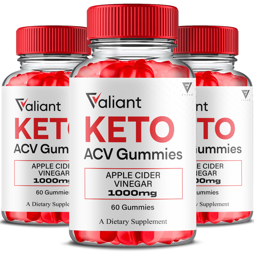 (3 Pack) Valiant Keto + ACV Gummies Valient Max Strength Gummy (180 Gummies)