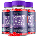 (3 Pack) Slim Fusion Keto ACV Gummies for Advanced Weight Loss (180 Gummies)
