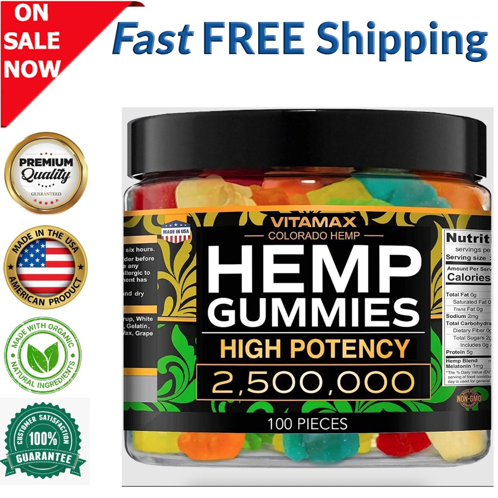 Delicious Nutritional Gummies Stress, Pain, Anxiety, Sleep - FAST SHIP
