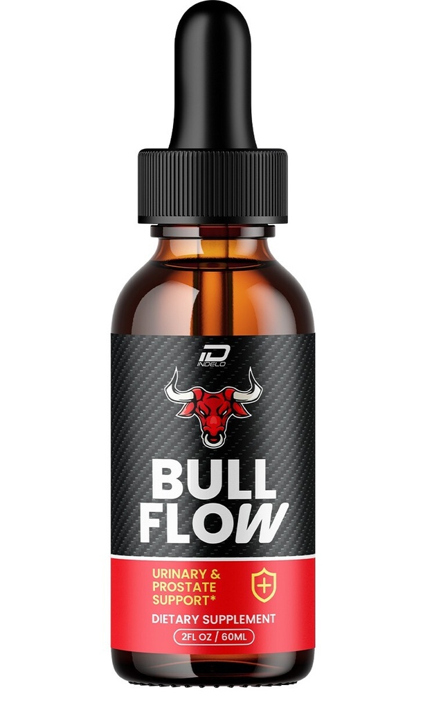 (1 Pack) Bull Flow Liquid Drops - BullFlow Support for Urinary Supplement