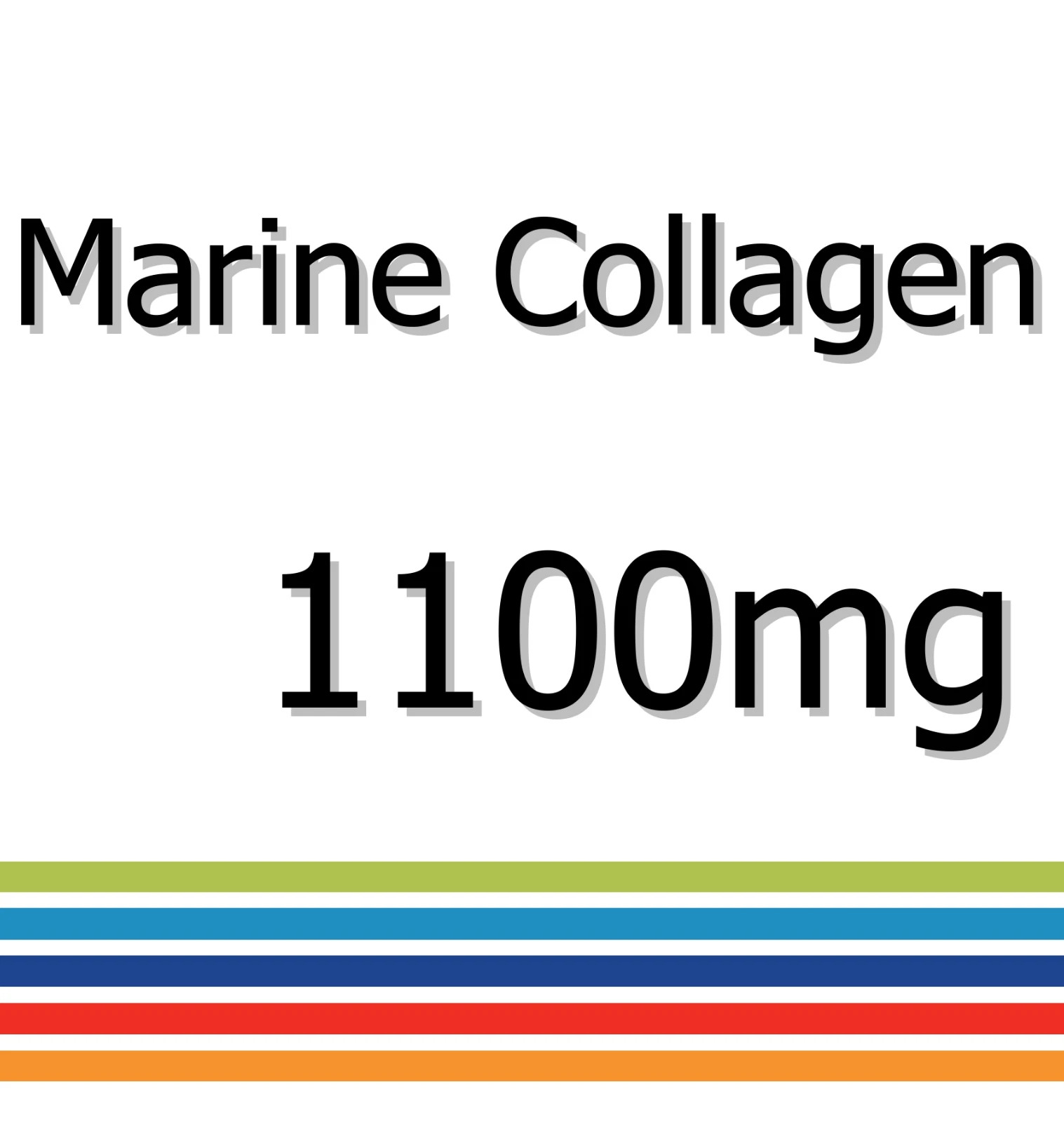 Marine Collagen 1100mg x 90 Tablets - Improved Skin Elasticity