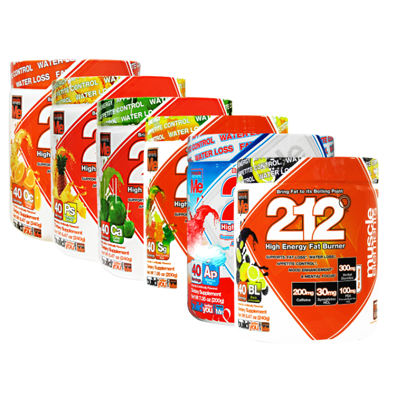 Muscle Elements 212° FAT BURNER Weight Loss ENERGY Powder 40 Servs - ALL FLAVORS