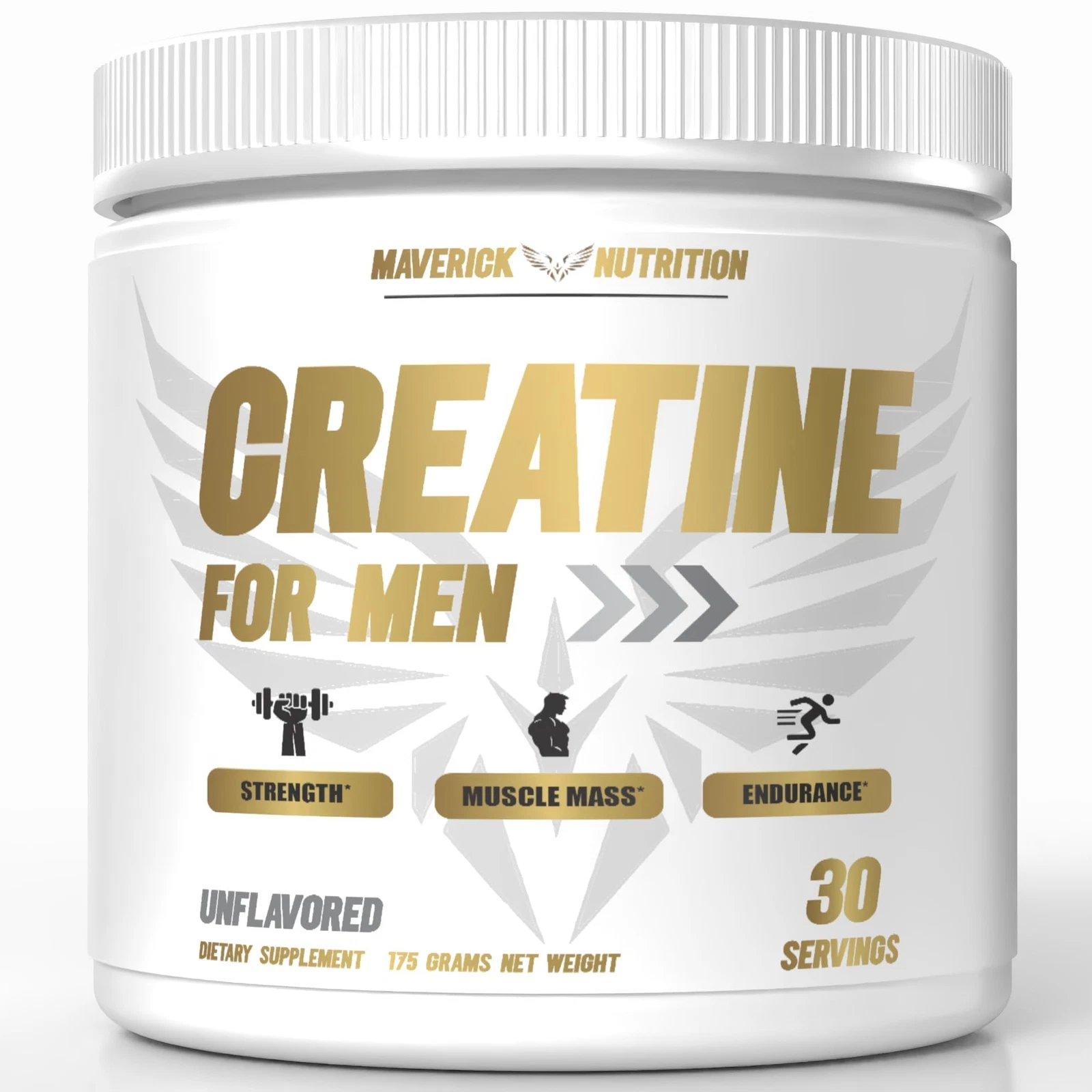 Creatine Powder for Men - Creatine Muscle Strength Builder - Unflavored