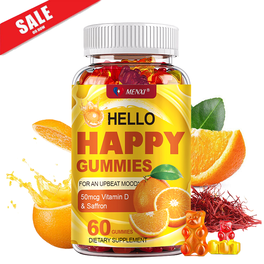 Bear Gummies - Optimistic Mood, Reduce Fatigue - with Vitamin D & Saffron