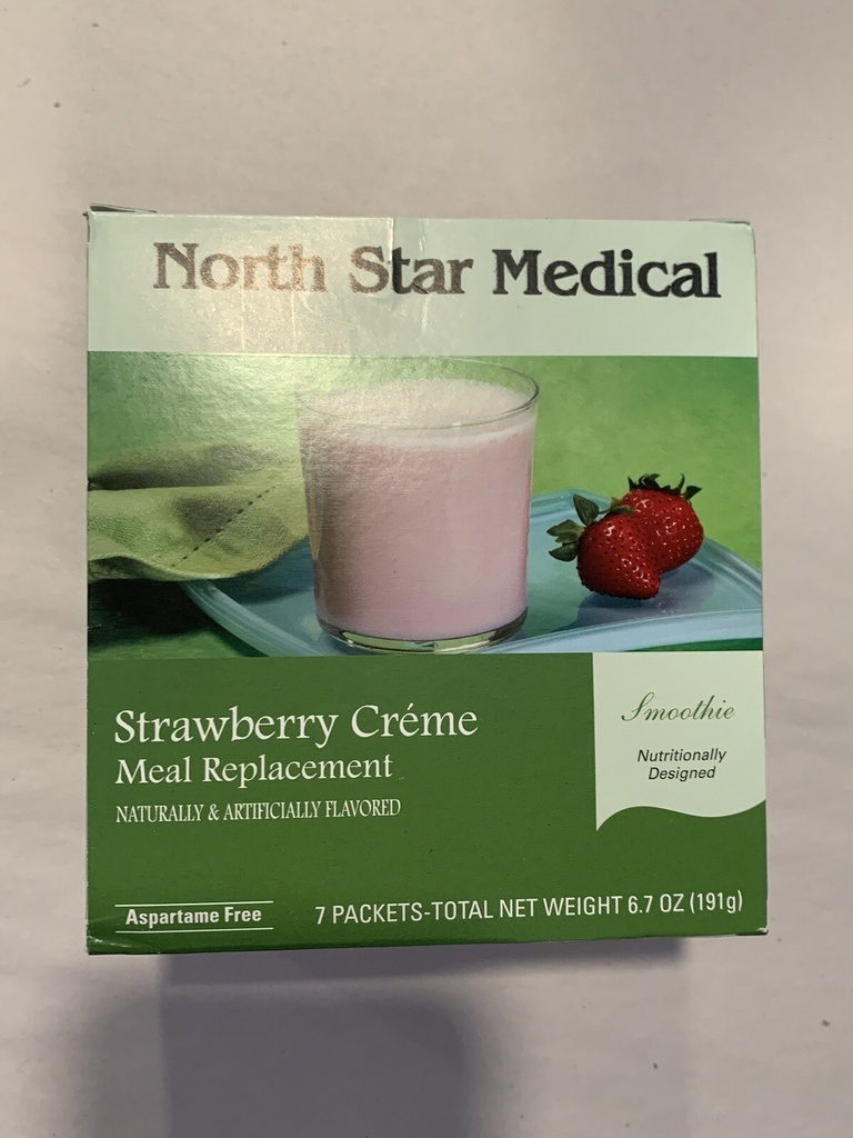 Strawberry Creme Meal Replacement Aspartame Free shake