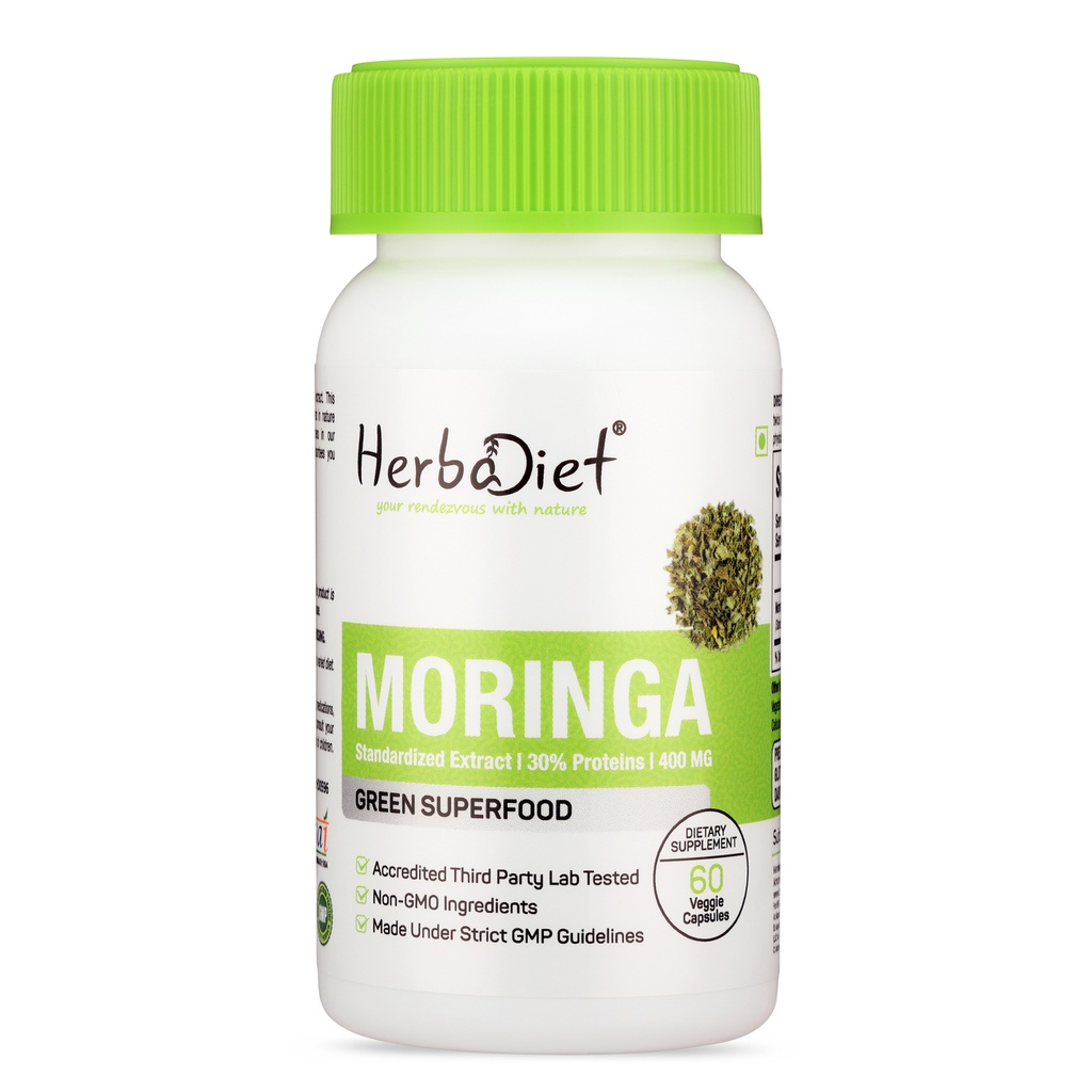 Natural Moringa Capsules Antioxidant Multi Vitamin Strong Extract