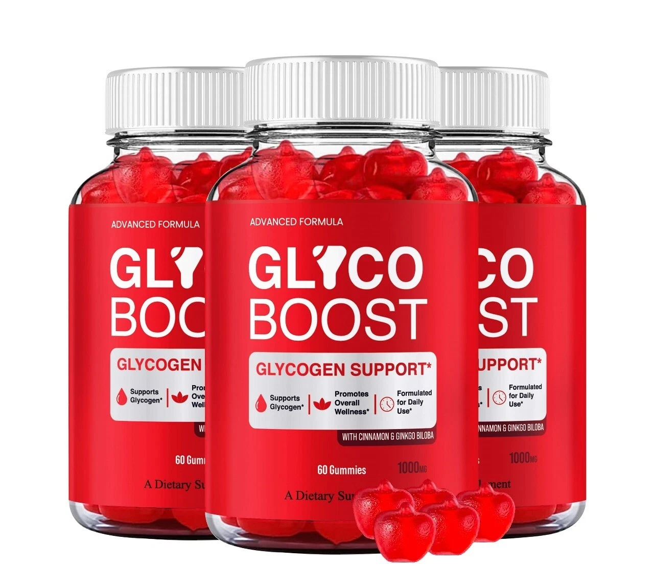 (3 Pack) Glyco Boost Advanced Blood Support Gummies - Glycogen Support Gummies